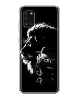 Чехол для Samsung Galaxy A31 (A315) с картинкой «BMW и лев»