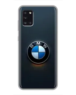 Чехол для Samsung Galaxy A31 (A315) с картинкой «Логотип BMW — минимализм»