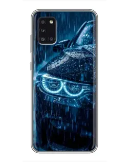 Чехол для Samsung Galaxy A31 (A315) с картинкой «BMW под дождем»