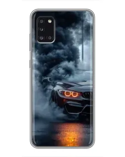 Чехол для Samsung Galaxy A31 (A315) с картинкой «BMW M-Power — абстракция»