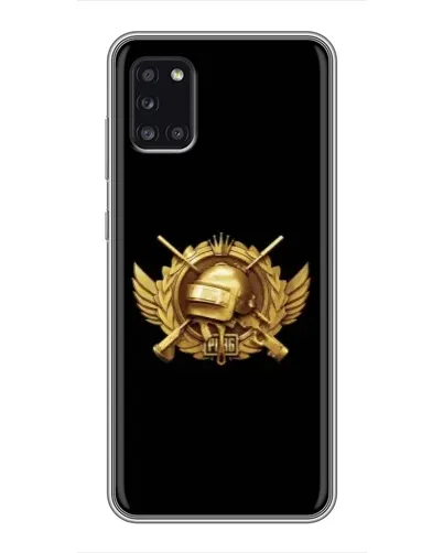Чехол для Samsung Galaxy A31 (A315) с картинкой «PUBG — оранжевый градиент»