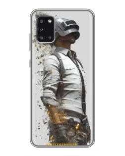 Чехол для Samsung Galaxy A31 (A315) с картинкой «PUBG — боец в пыли»