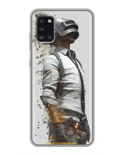Чехол для Samsung Galaxy A31 (A315) с картинкой «PUBG — боец в пыли»