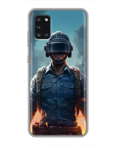 Чехол для Samsung Galaxy A31 (A315) с картинкой «PUBG — реалистичный герой»