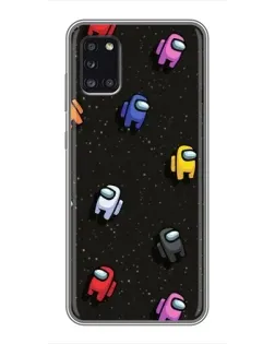 Чехол для Samsung Galaxy A31 (A315) с картинкой «Космический паттерн Among Us» Чехол для Samsung Galaxy A31 (A315) с картинкой «Космический паттерн Among Us»