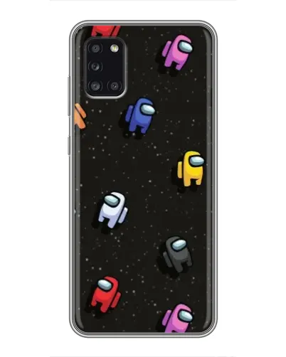 Чехол для Samsung Galaxy A31 (A315) с картинкой «Космический паттерн Among Us»