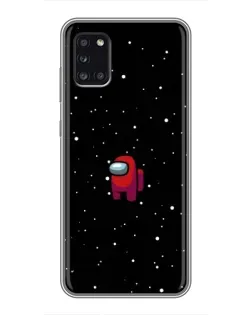 Чехол для Samsung Galaxy A31 (A315) с картинкой «Красный Among Us»