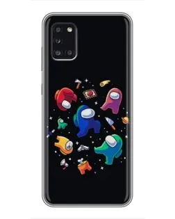 Чехол для Samsung Galaxy A31 (A315) с картинкой «Among Us космос»