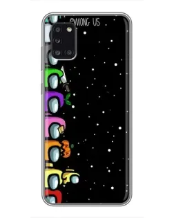 Чехол для Samsung Galaxy A31 (A315) с картинкой «Команда Among Us»