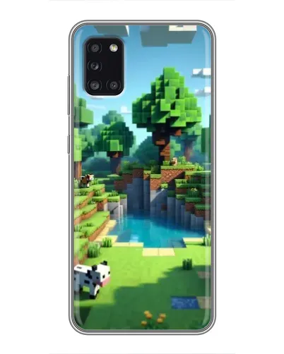 Чехол для Samsung Galaxy A31 (A315) с картинкой «Minecraft летний день»