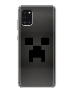 Чехол для Samsung Galaxy A31 (A315) с картинкой «Черный крипер градиент»