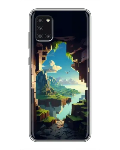 Чехол для Samsung Galaxy A31 (A315) с картинкой «Вид из пещеры»
