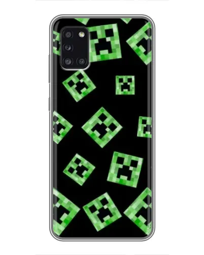 Чехол для Samsung Galaxy A31 (A315) с картинкой «Паттерн с криперами»