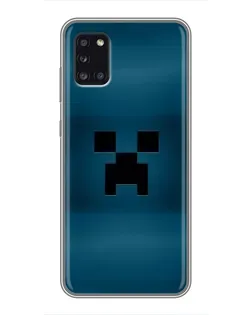 Чехол для Samsung Galaxy A31 (A315) с картинкой «Крипер текстура»