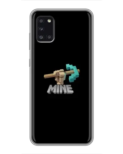 Чехол для Samsung Galaxy A31 (A315) с картинкой «Алмазная кирка»