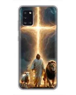 Чехол для Samsung Galaxy A31 (A315) с картинкой «Лев Иуды и Свет»