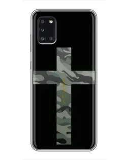 Чехол для Samsung Galaxy A31 (A315) с картинкой «Милитари Крест»
