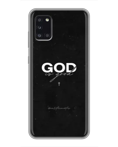 Чехол для Samsung Galaxy A31 (A315) с картинкой «GOD — Бог над всем»