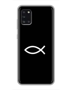 Чохол для Samsung Galaxy A31 (A315) з картинкою «Символ риби Jesus»