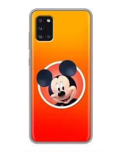 Чехол для Samsung Galaxy A31 (A315) с картинкой «Mickey в круге»