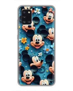 Чехол для Samsung Galaxy A31 (A315) с картинкой «Паттерн Микки и Минни»