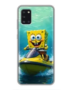 Чехол для Samsung Galaxy A31 (A315) с картинкой «Спанч Боб на гидроцикле» Чехол для Samsung Galaxy A31 (A315) с картинкой «Спанч Боб на гидроцикле»