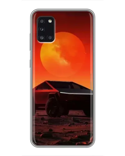 Чехол для Samsung Galaxy A31 (A315) с картинкой «Cybertruck на Марсе»