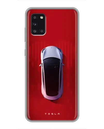 Чехол для Samsung Galaxy A31 (A315) с картинкой «Tesla Top View»