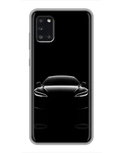Чехол для Samsung Galaxy A31 (A315) с картинкой «Силуэт Tesla Night»