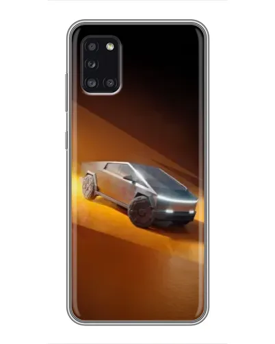 Чехол для Samsung Galaxy A31 (A315) с картинкой «Cybertruck в пустыне»