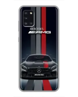Чехол для Samsung Galaxy A31 (A315) с картинкой «Mercedes — белый карбон» Чехол для Samsung Galaxy A31 (A315) с картинкой «Mercedes — белый карбон»