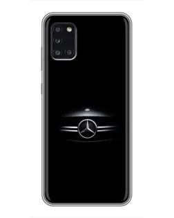 Чехол для Samsung Galaxy A31 (A315) с картинкой «Mercedes — абстрактные линии»