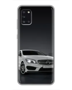 Чехол для Samsung Galaxy A31 (A315) с картинкой «Mercedes AMG GT Silver»
