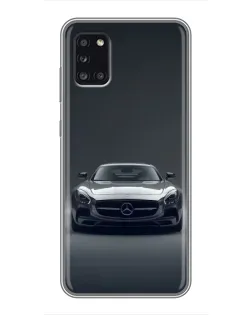 Чехол для Samsung Galaxy A31 (A315) с картинкой «Mercedes на черном»