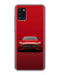 Чехол для Samsung Galaxy A31 (A315) с картинкой «Красный Mercedes AMG»