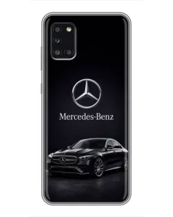 Чехол для Samsung Galaxy A31 (A315) с картинкой «Mercedes — решетка радиатора»