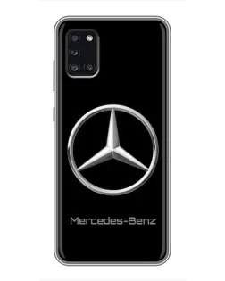 Чехол для Samsung Galaxy A31 (A315) с картинкой «Mercedes Silver Logo»