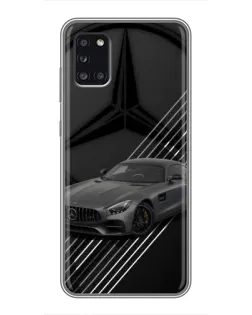 Чехол для Samsung Galaxy A31 (A315) с картинкой «Mercedes AMG — графика»