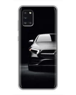 Чехол для Samsung Galaxy A31 (A315) с картинкой «Свет фар Mercedes»