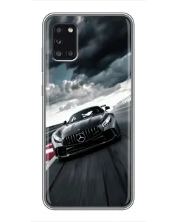 Чехол для Samsung Galaxy A31 (A315) с картинкой «Гоночный Mercedes AMG»