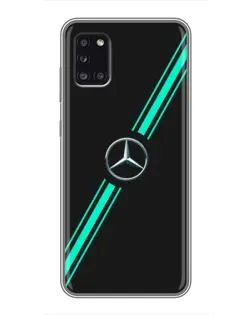 Чехол для Samsung Galaxy A31 (A315) с картинкой «Спортивные линии Mercedes»