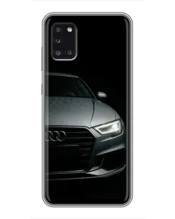 Чехол для Samsung Galaxy A31 (A315) с картинкой «Audi — детализация кузова»