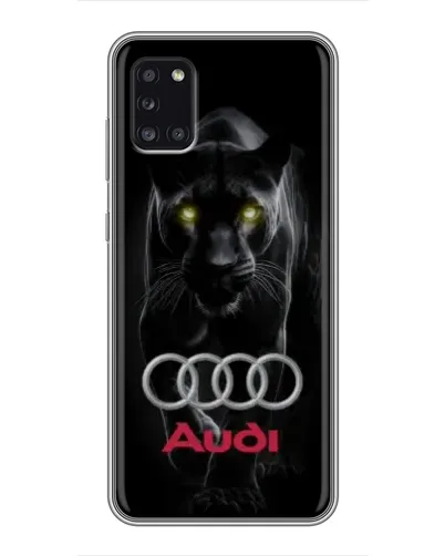 Чехол для Samsung Galaxy A31 (A315) с картинкой «Пантера и Audi»