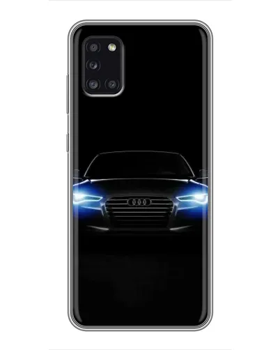 Чехол для Samsung Galaxy A31 (A315) с картинкой «Audi в неоне»