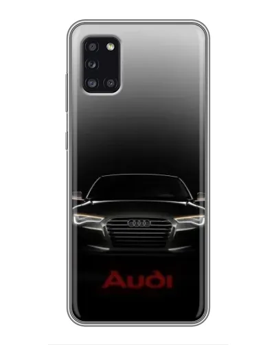 Чехол для Samsung Galaxy A31 (A315) с картинкой «Audi — градиентный контур»