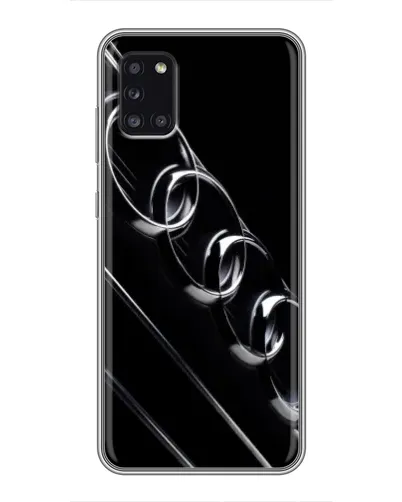 Чехол для Samsung Galaxy A31 (A315) с картинкой «Audi — абстрактные кольца»