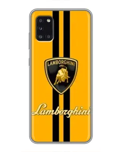 Чехол для Samsung Galaxy A31 (A315) с картинкой «Lamborghini Stripe желтый» Чехол для Samsung Galaxy A31 (A315) с картинкой «Lamborghini Stripe желтый»