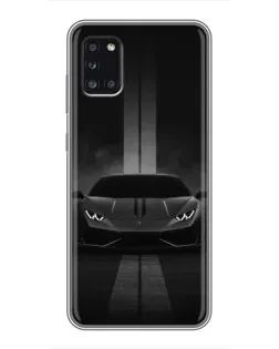 Чехол для Samsung Galaxy A31 (A315) с картинкой «Lamborghini симметрия дорог»
