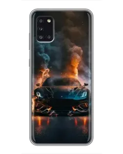 Чехол для Samsung Galaxy A31 (A315) с картинкой «Lamborghini дымная эстетика»