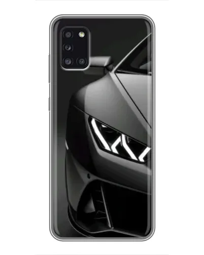 Чехол для Samsung Galaxy A31 (A315) с картинкой «Lamborghini фары детализация»